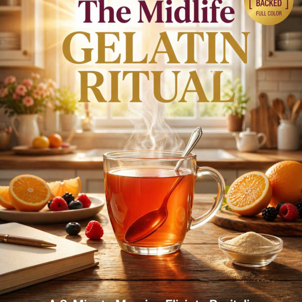 The 3-Minute Gelatin Reset for Women Over 50: A Simple Daily Guide to Support Weight Management, Reduce Bloating, Curb Cravings, and Feel Lighter Through Menopause