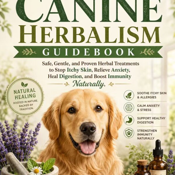 The Authentic Canine Herbalism Guidebook：Safe, Gentle, and Proven Herbal Treatments to Stop Itchy Skin, Relieve Anxiety, Heal Digestion, and Boost Immunity Naturally