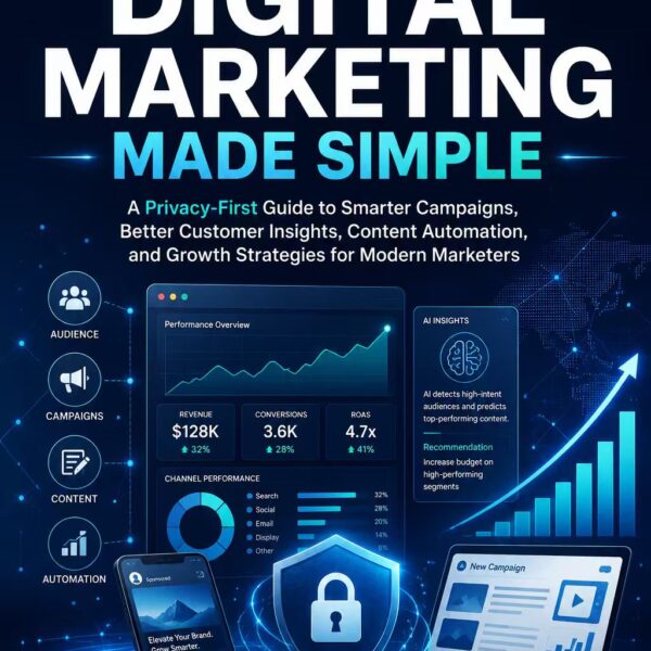 AI-Powered Digital Marketing Made Simple: a Privacy-First Guide to Smarter Campaigns, Better Customer Insights, Content Automation, and Growth Strategies for Modern Marketers