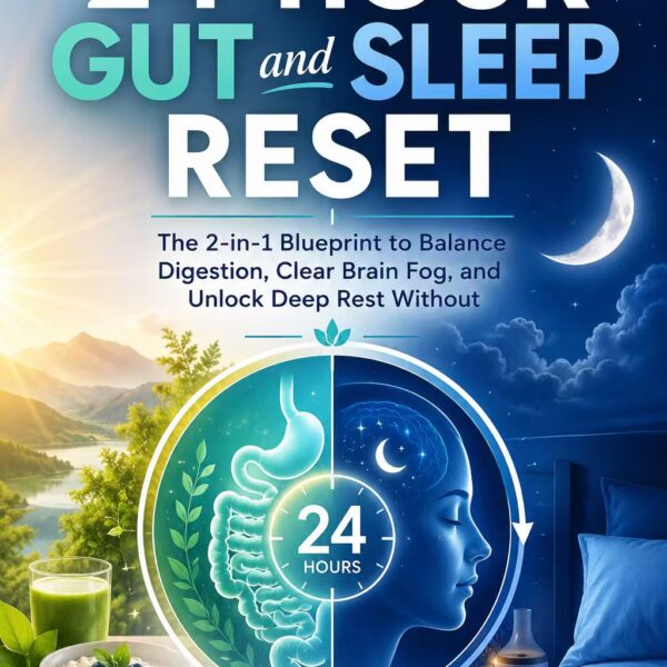 The 24-Hour Gut and Sleep Reset: The 2-in-1 Blueprint to Balance Digestion, Clear Brain Fog, and Unlock Deep Rest Without Pills