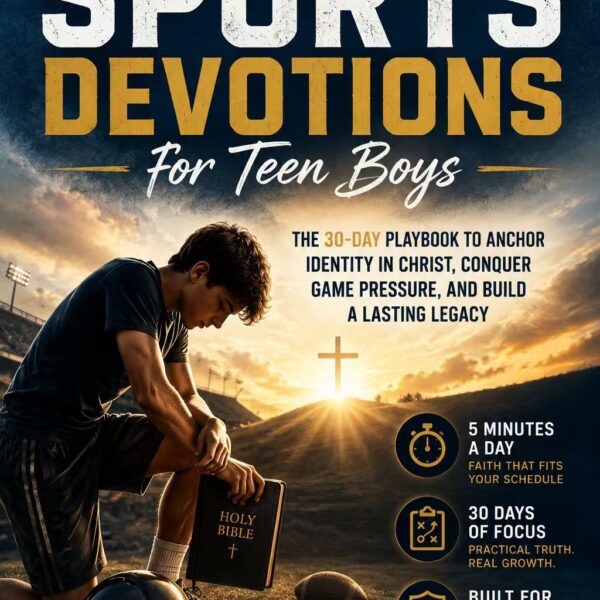 5-Minute Sports Devotions for Teen Boys：The 30-Day Playbook to Anchor Identity in Christ, Conquer Game Pressure, and Build a Lasting Legacy