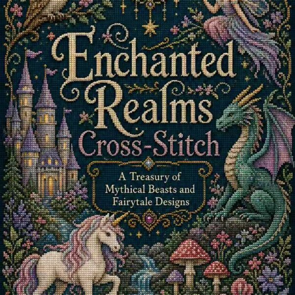Enchanted Realms Cross-Stitch Patterns: A Treasury of Mythical Beasts and Fairytale Designs