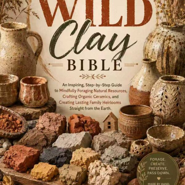 The Artisan’s Wild Clay Bible:An Inspiring, Step-by-Step Guide to Mindfully Foraging Natural Resources, Crafting Organic Ceramics, and Creating Lasting Family Heirlooms Straight from the Earth