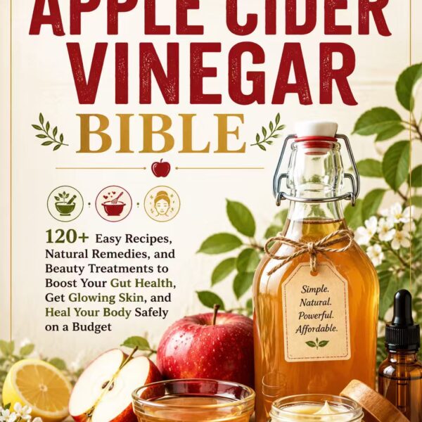 The All-in-One Apple Cider Vinegar Bible:120+ Easy Recipes, Natural Remedies, and Beauty Treatments to Boost Your Gut Health, Get Glowing Skin, and Heal Your Body Safely on a Budget