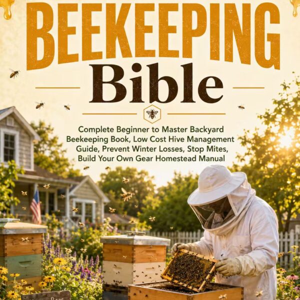 The All-in-One Beekeeping Bible：Complete Beginner to Master Backyard Beekeeping Book, Low Cost Hive Management Guide, Prevent Winter Losses, Stop Mites, Build Your Own Gear Homestead Manual