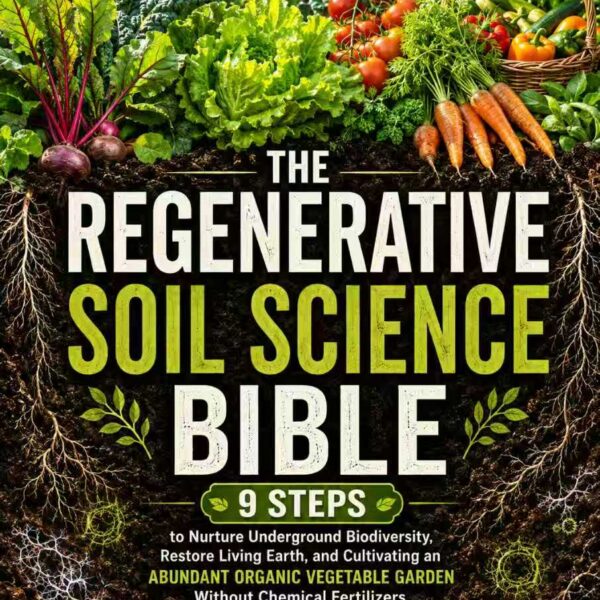 The Regenerative Soil Science Bible:9 Steps to Nurture Underground Biodiversity, Restore Living Earth, and Cultivating an Abundant Organic Vegetable Garden Without Chemical Fertilizers
