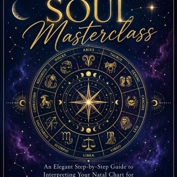 The Astrological Soul Masterclass:An Elegant Step-by-Step Guide to Interpreting Your Natal Chart for Deep Emotional Healing, Inner Expansion, and Manifesting Your Life Purpose