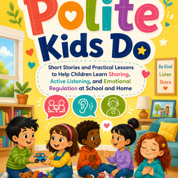 What Polite Kids Do：Short Stories and Practical Lessons to Help Children Learn Sharing, Active Listening, and Emotional Regulation at School and Home