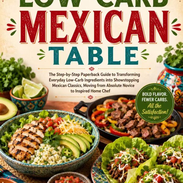 The Low-Carb Mexican Table：The Step-by-Step Paperback Guide to Transforming Everyday Low-Carb Ingredients into Showstopping Mexican Classics, Moving from Absolute Novice to Inspired Home Chef