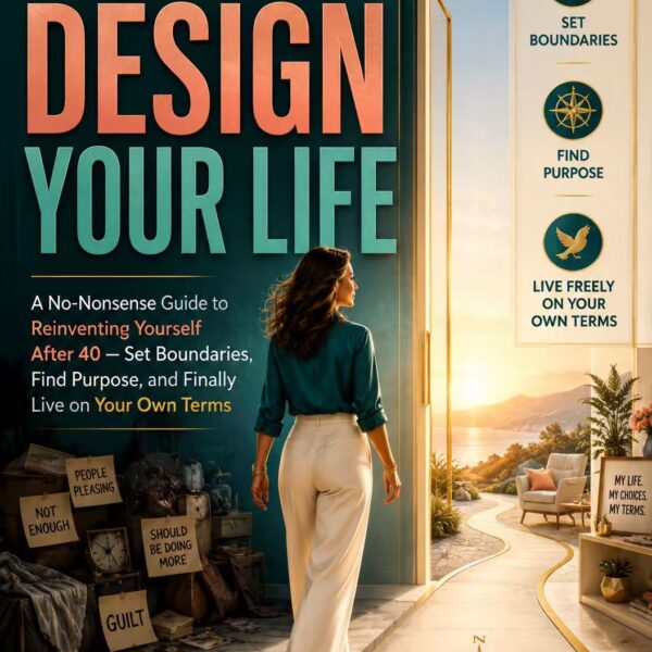 Drop the Guilt, Design Your Life: A No-Nonsense Guide to Reinventing Yourself After 40 — Set Boundaries, Find Purpose, and Finally Live on Your Own Terms
