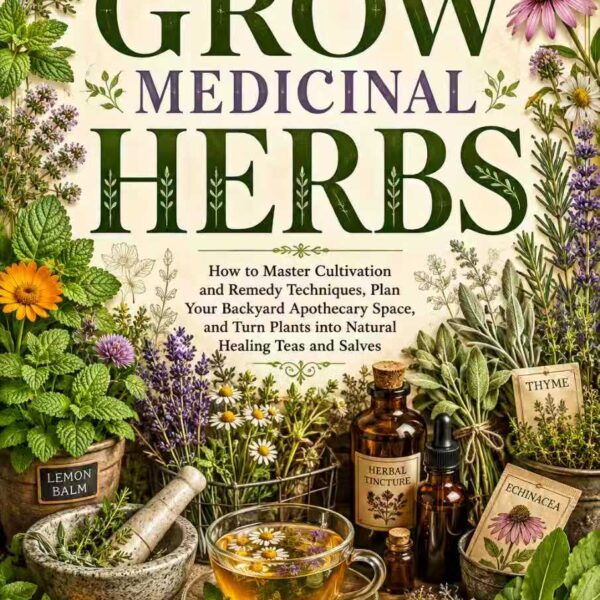 How to Grow Medicinal Herbs：How to Master Cultivation and Remedy Techniques, Plan Your Backyard Apothecary Space, and Turn Plants into Natural Healing Teas and Salves