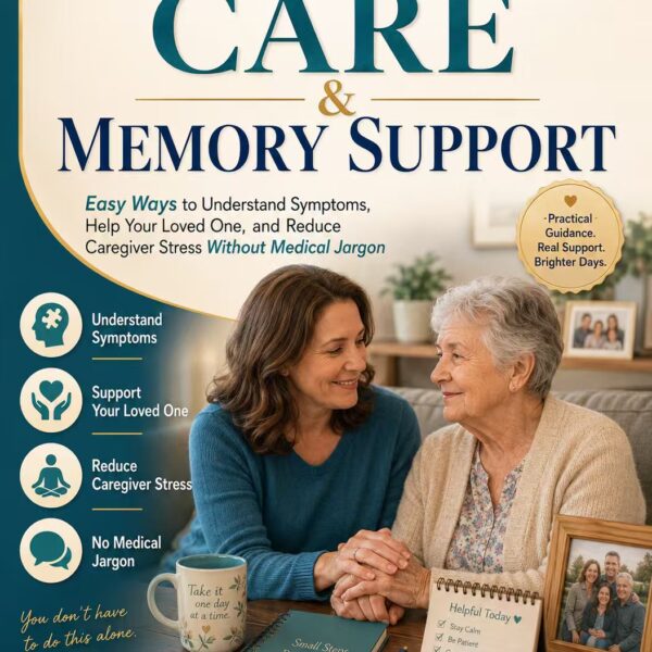Dementia Care & Memory Support：Easy Ways to Understand Symptoms, Help Your Loved One, and Reduce Caregiver Stress Without Medical Jargon