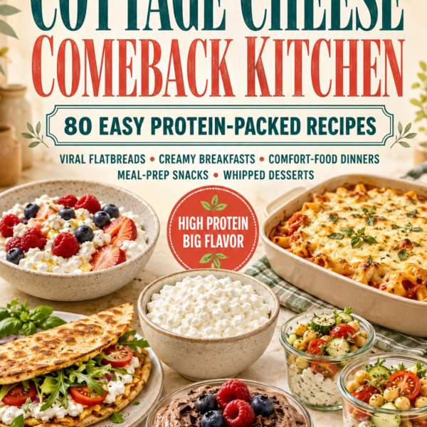 The Cottage Cheese Comeback Kitchen 80 Easy Protein-Packed Recipes for Viral Flatbreads, Creamy Breakfasts, Comfort-Food Dinners, Meal-Prep Snacks, and Whipped Desserts