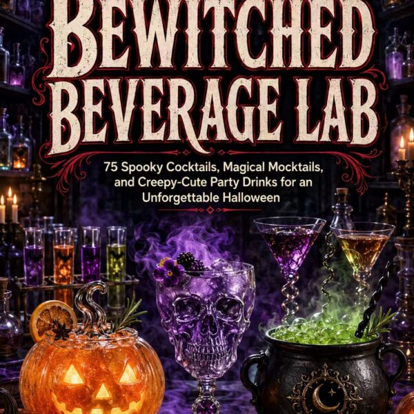 Bewitched Beverage Lab:75 Spooky Cocktails, Magical Mocktails, and Creepy-Cute Party Drinks for an Unforgettable Halloween