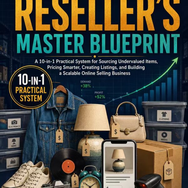 The Secondhand Reseller’s Master Blueprint A 10-in-1 Practical System for Sourcing Undervalued Items, Pricing Smarter, Creating Listings, and Building a Scalable Online Selling Business