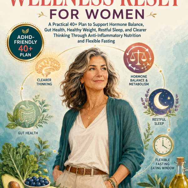 The Midlife ADHD Wellness Reset for Women A Practical 40+ Plan to Support Hormone Balance, Gut Health, Healthy Weight, Restful Sleep, and Clearer Thinking Through Anti-Inflammatory Nutrition and Flexible Fasting
