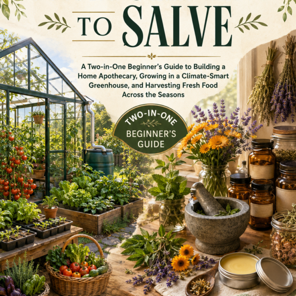 From Seedling to Salve: A Two-in-One Beginner’s Guide to Building a Home Apothecary, Growing in a Climate-Smart Greenhouse, and Harvesting Fresh Food Across the Seasons