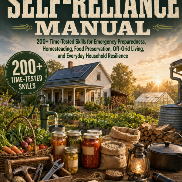 The Generational Self-Reliance Manual: 200+ Time-Tested Skills for Emergency Preparedness, Homesteading, Food Preservation, Off-Grid Living, and Everyday Household Resilience