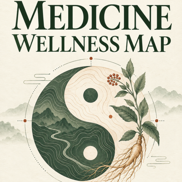 Chinese Medicine Wellness Map A Practical Guide to Yin and Yang, Acupressure, Herbal Traditions, and Everyday Self-Care