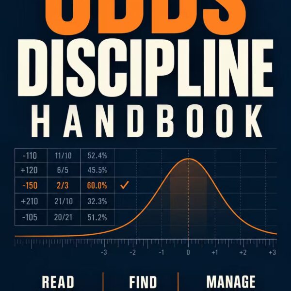 Odds Discipline Handbook;A Beginner’s Guide to Reading Lines, Calculating Value, Managing Your Bankroll, and Building a 30-Day Betting Routine