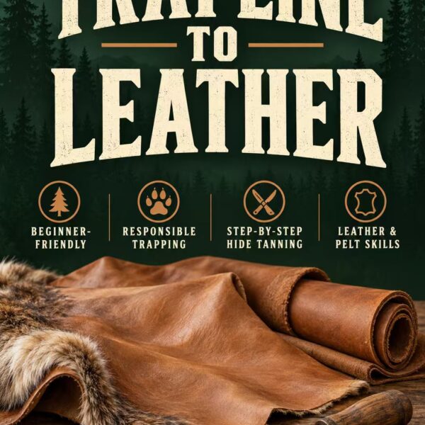Trapline to Leather A Beginner-Friendly Guide to Responsible Small-Game Trapping, Skinning, Hide Tanning, Leather Making, and Pelt Preparation for Sale