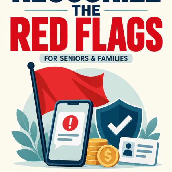 Recognize the Red Flags A Plain-English Guide for Seniors and Families to Spotting Modern Scams, Verifying Suspicious Requests, and Protecting Money, Identity, and Online Accounts