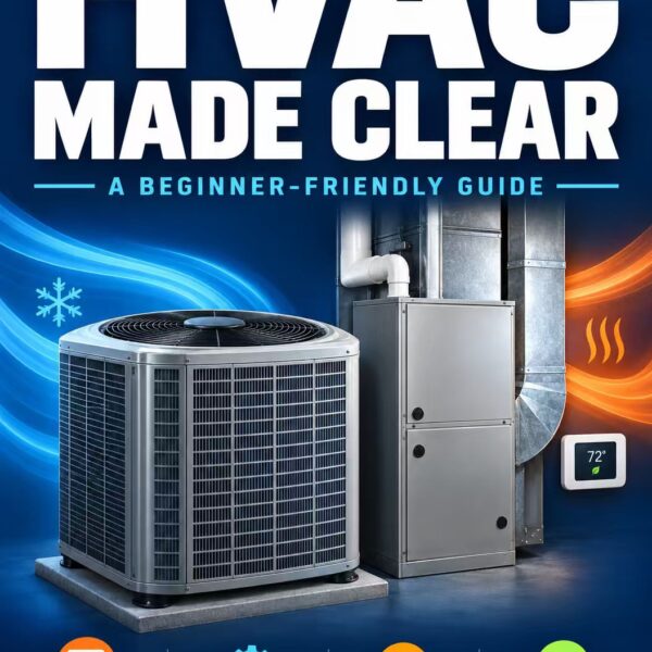 HVAC Made Clear A Beginner-Friendly Guide to Heating and Cooling Systems, Step-by-Step Troubleshooting, Practical Maintenance, Energy Efficiency, and Technician Career Foundations